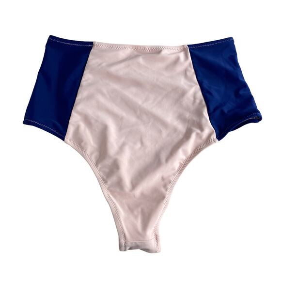 Cupshe Lost in The Dream Color Block High-Waisted Bikini Sz M Swimsuit 2 Piece - Picture 7 of 10